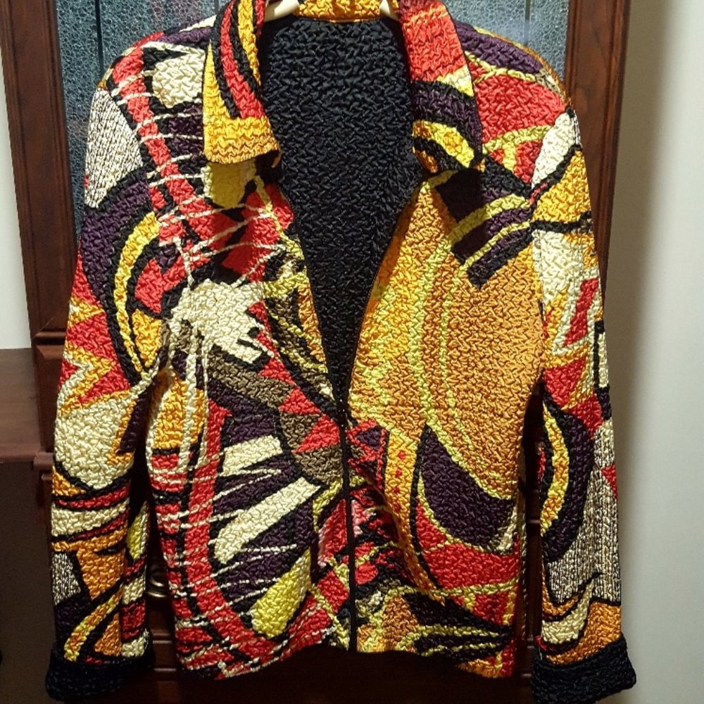 ALBERTO MAKALI REVERSIBLE JACKET/ COORDINATING TOP